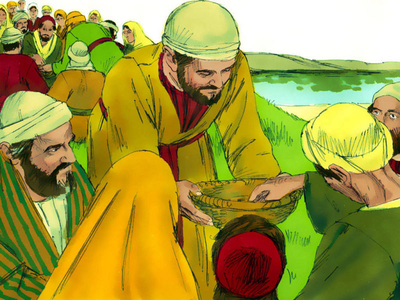 disciples feed