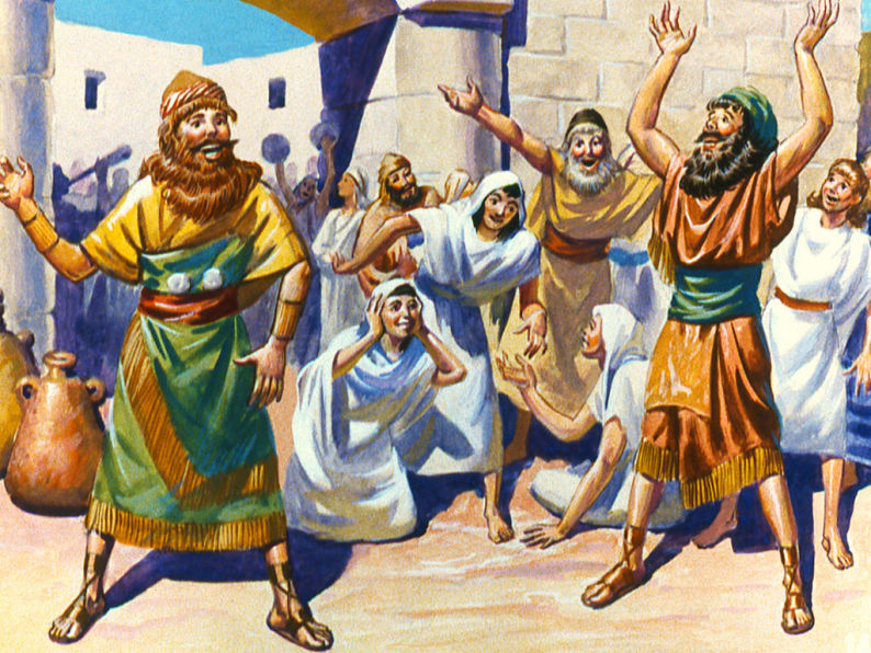 Israelites celebrate