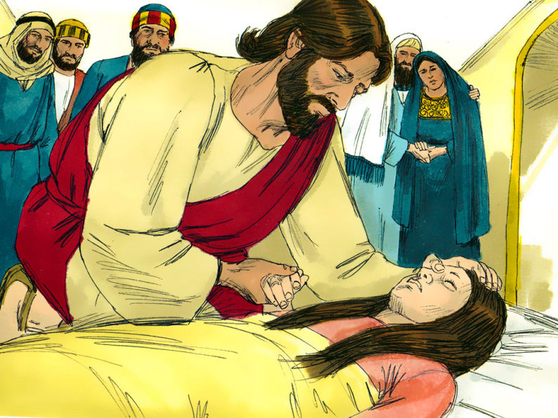 Jesus heals girl