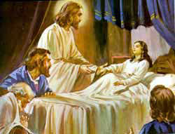 Jesus heals sick