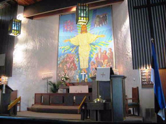 Lakewood church altar